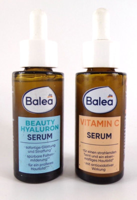 BALEA SET MIT 2 FLASCHEN 30 ML SERUM - VITAMIN C + BEAUTY HYALURON