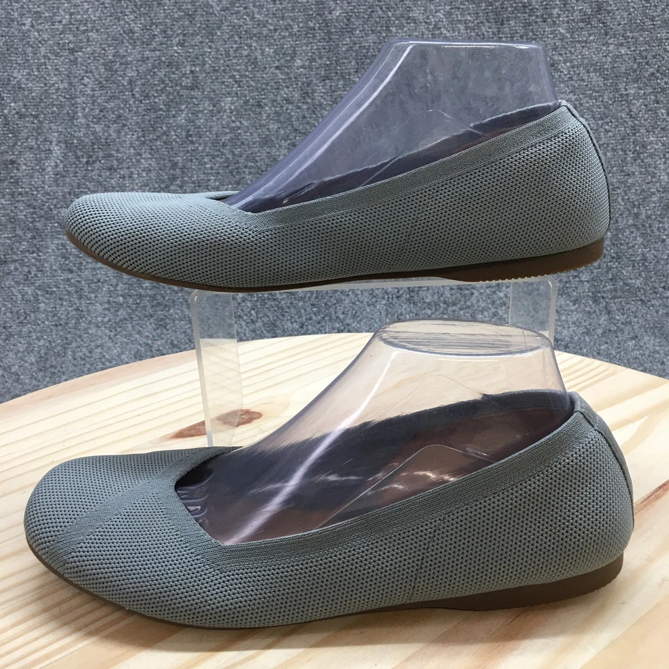 Zapatos Cynthia Rowley para mujer 10 M Haisley Ballet planos grises cómodos parte superior baja Foto 2 de 4