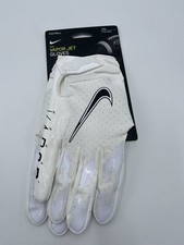 Nike Vapor Jet Football Gloves Men's XXL White Black Sticky MagniGrip CV1253 102