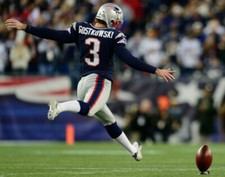 Stephen Gostkowski New England Patriots UNSIGNED 8X10 Photo A