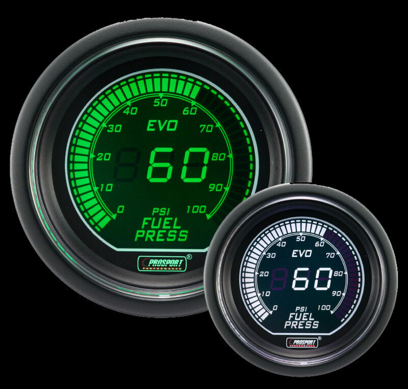Prosport EVO Electrical Fuel Pressure Gauge 2-1/16 Prosport EVO Electrical Fuel Pressure Gauge 2-1/16