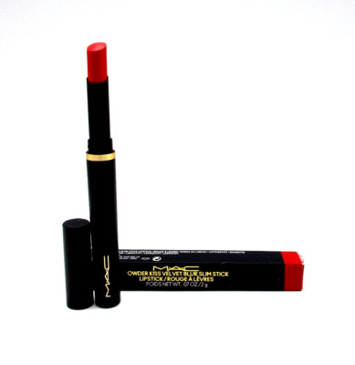 Mac Powder Kiss Velvet Blur Slim Stick ~ 875 Devoted To Danger ~ .07 oz ~ BNIB