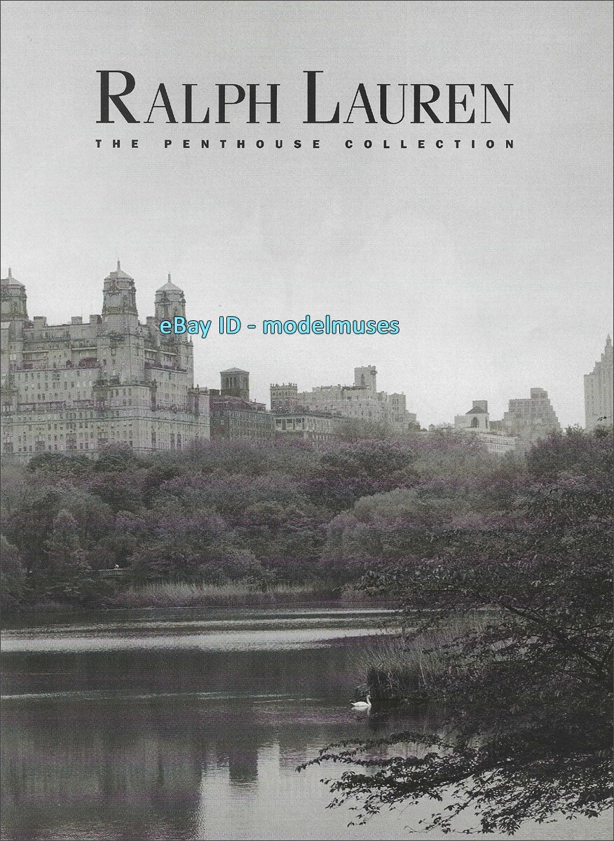 RALPH LAUREN Home 5-Page Magazine PRINT AD Fall 1998 the penthouse