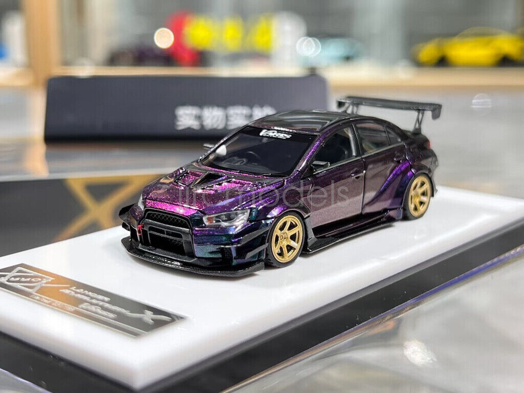 404Error 1:64 Scale Purple Lancer EVO X Varis Sport Diecast