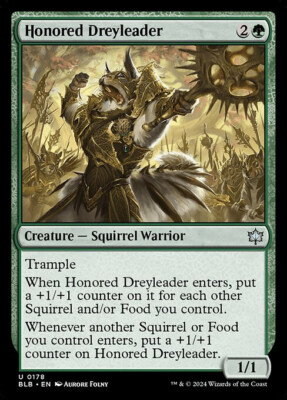 NM Honored Dreyleader, MTG, Bloomburrow, Magic the Gathering, 178
