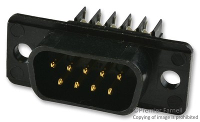 2PC AMP - TE CONNECTIVITY - 745203-9 - D Sub Connector, DB9, 9 Contacts, Plug,
