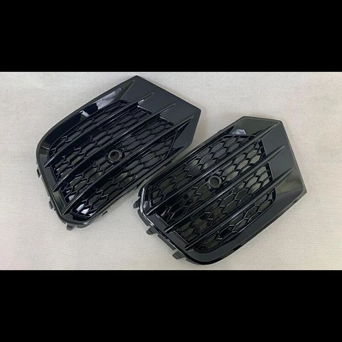 Fog Light Grill Front Honeycomb Grille Fit for Audi Q3 2016 2017 2018 Black - Picture 4 of 5