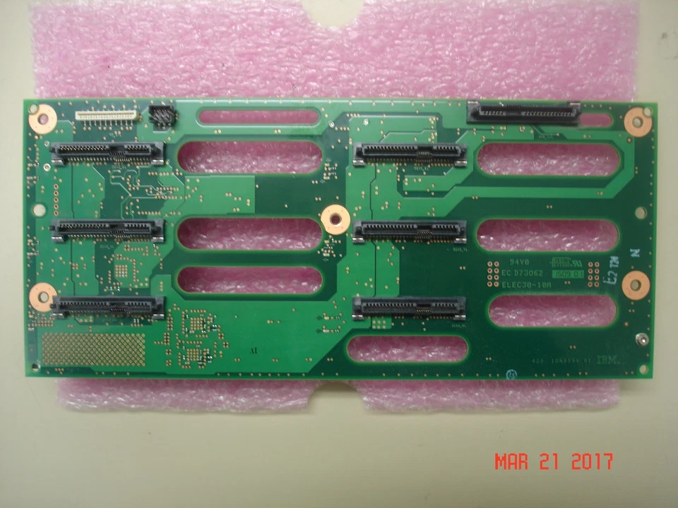 46K7120 IBM 6 SLOT SAS DA SD MEDIA BACKPLANE FOR 8204-E8A SERVERS, REFURBISHED - Image 3 of 3