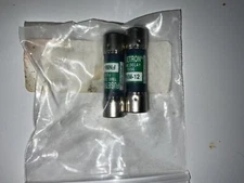 BUSSMAN (2) FNM-12 12A Amp 250V Midget TimeDelay Class CC Fuse