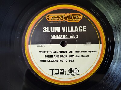 Slum Village Fantastic Vol 2 3xLP J DILLA 2000 OG NM in Shrink