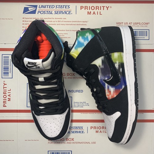 Nike SB Dunk High Pro 'TV Signal' Men's Size 8 CZ2253-100 No Lid | eBay