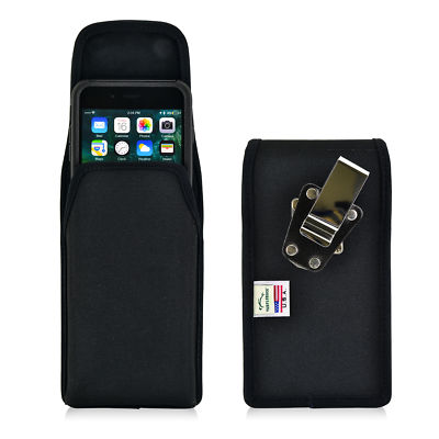 iPhone 8 Plus 7 Plus Holster Metal Clip Otterbox Nylon Vertical Turtleback