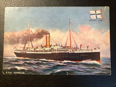 Handelsmarine Postkarte Die Orientlinie 987