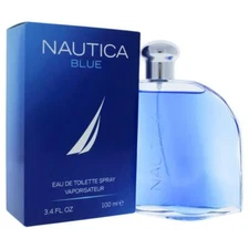 NAUTICA BLUE by Nautica 3.4 oz EDT Cologne for Men New in Box