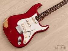 1966 Fender Stratocaster Vintage Guitar Candy Apple Red W/ Case