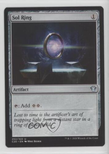 2020 Magic: The Gathering - Commander Format 2020 Edition Sol Ring #252 1u6 - Picture 1 of 3