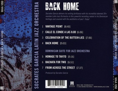 SOCRATES GARCIA - BACK HOME NEW CD