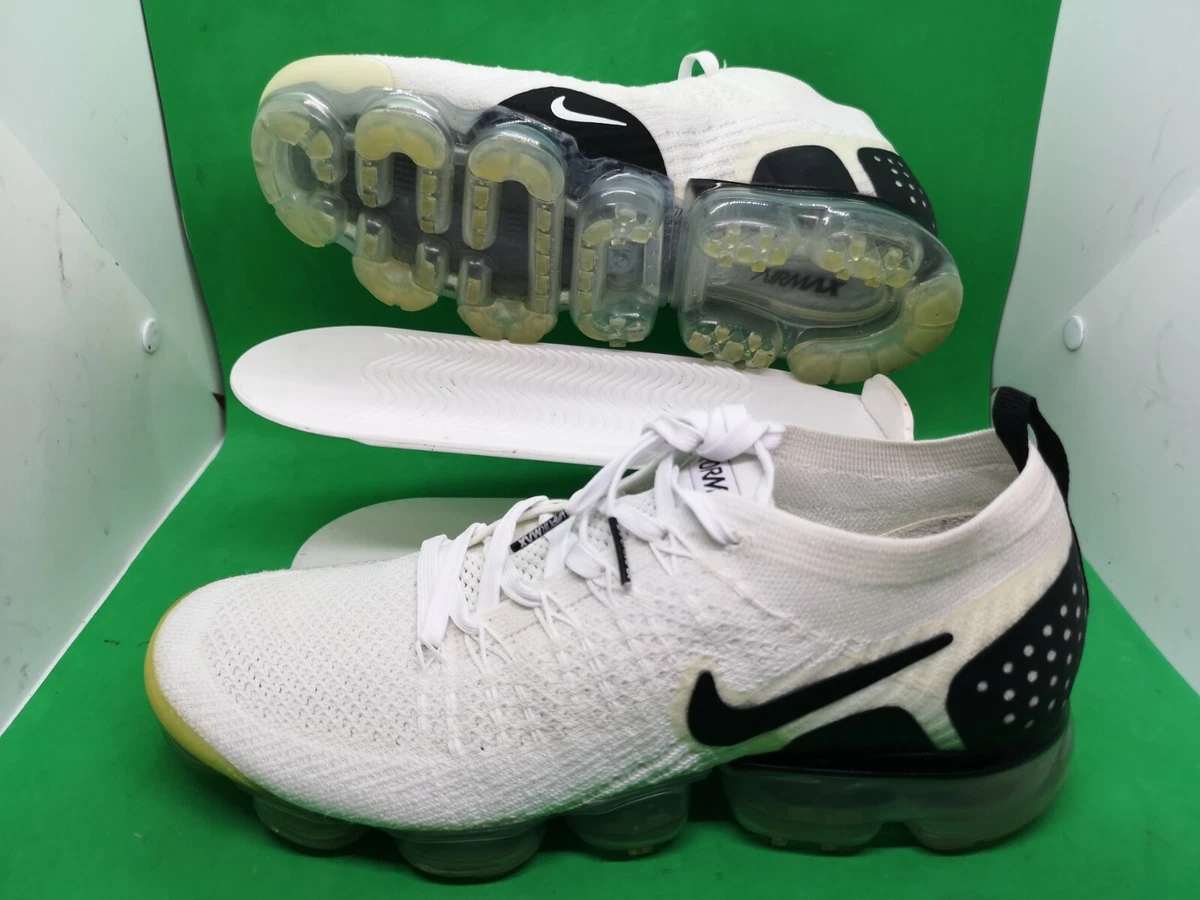 Men's nike air vapormax flyknit 3 running shoes clearance white