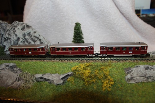 Trix 13720 3er Set Triebwagen-Beiwagen VB 140 DB wie neu in OVP | Zustand: Gebraucht