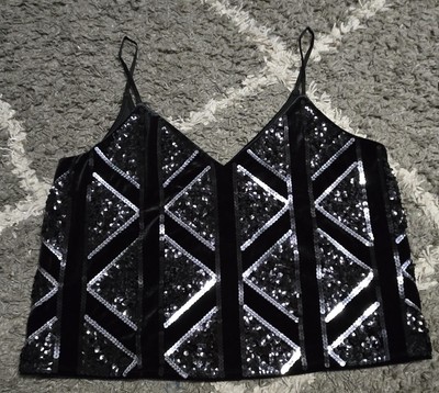 Express Sequin Tank Top