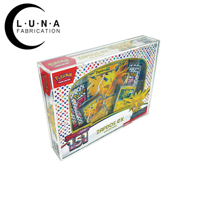 Acrylic Display Case for Pokemon 151 Zapdos EX Collection | eBay