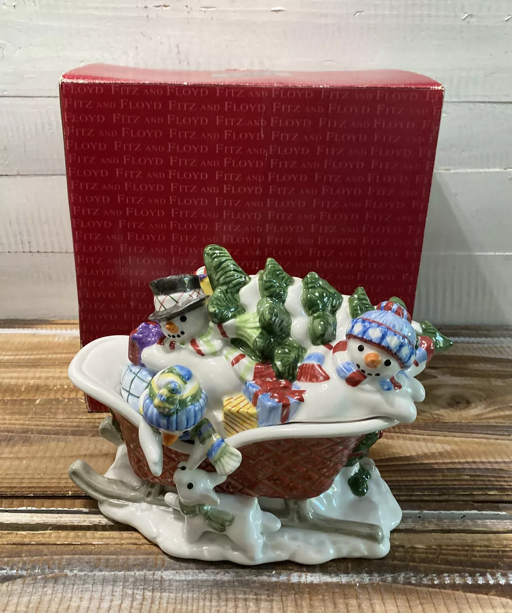 Fitz and floyd christmas clearance dishes