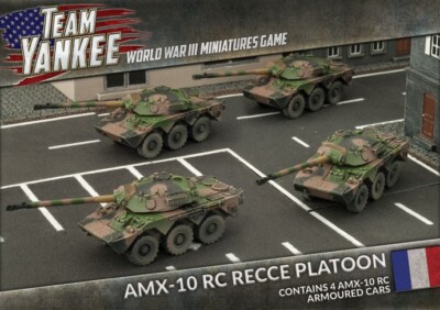 AMX-10 RC Aufklärungs-Zug TEAM YANKEE TFBX05 Neu 15mm Unbemalt