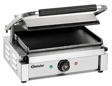 Bartscher A150679 Profi Kontaktgrill Panini beide Seiten glatt Edelstahl Grill 