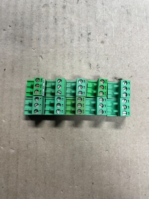 (Lot of 10) Phoenix Contact 1757022 MSTB 2,5/ 3-ST-5,08 3 Contact PCB Connector