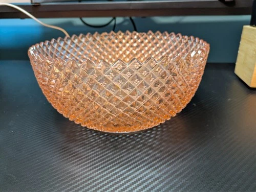 miss america pink depression glass anchor hocking large bowl