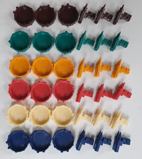 Siedler von Catan NEU 36 Spielfiguren für Städte & Ritter Stadtmauern Metropolen