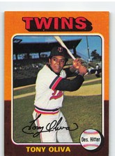 1975 Topps #325 Tony Oliva - Minnesota Twins **Set Break**