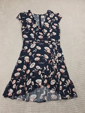 J Crew Mercantile Dress Womens 4 Floral Print Ruffled Hem
