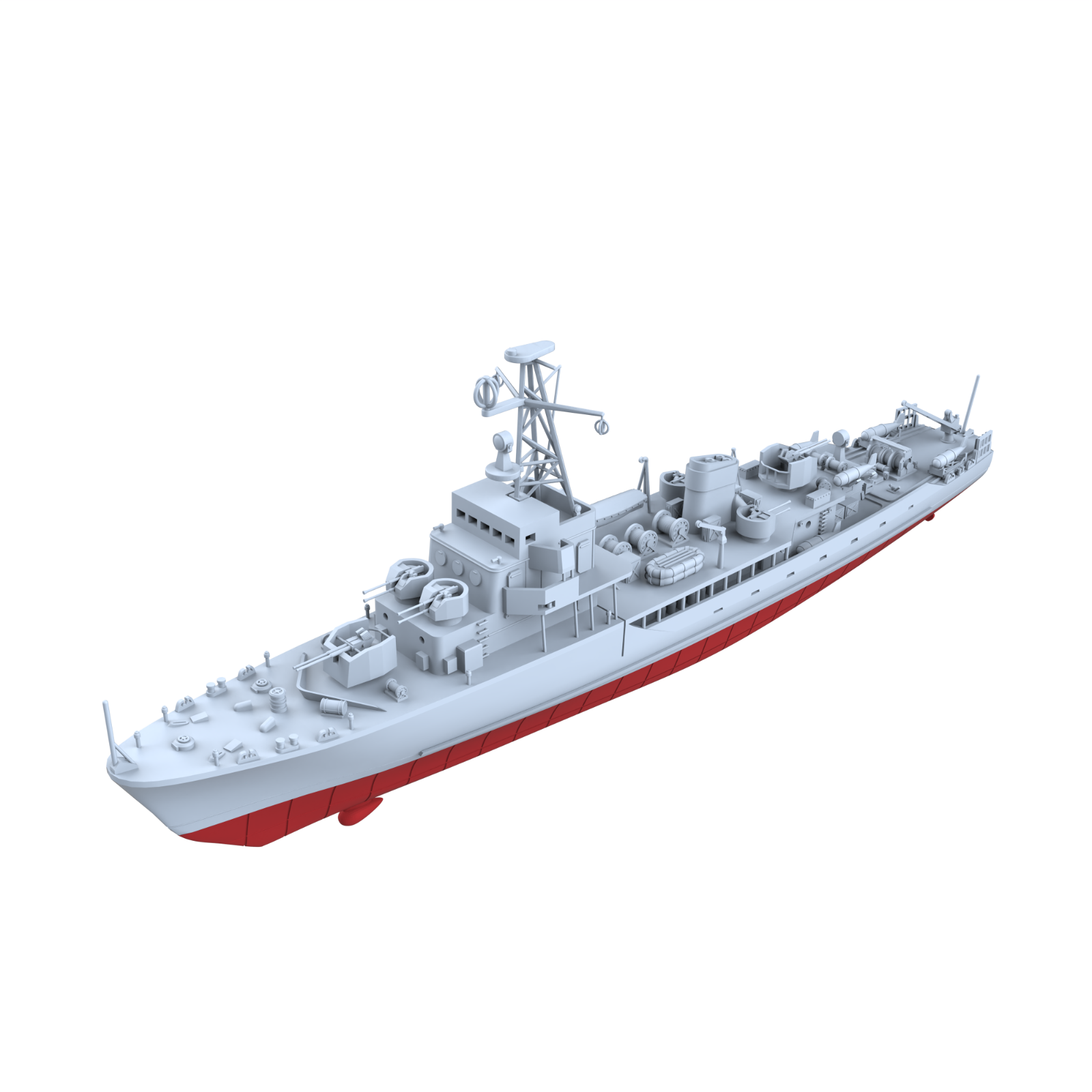 1/700 Antenne Radar SPS-49 US Navy – Résine 3D – MRY-SFW – Kit Non Peint – Modèle Statique – 17 Ans