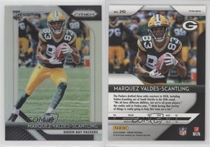 2018 Panini Prizm Rookie Silver Prizm Marquez Valdes-Scantling #240 Rookie RC