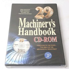 CD-ROM Machinery's Handbook 29 New Sealed CD Only