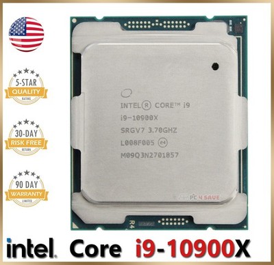 Intel Core i9-10900X CPU SRGV7 3.70GHz 10 Core 20 Thread LGA-2066 Game Processor