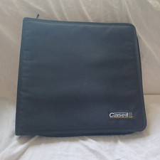 Vintage Case It Black Nylon Zippered 112 CD Holder free shipping