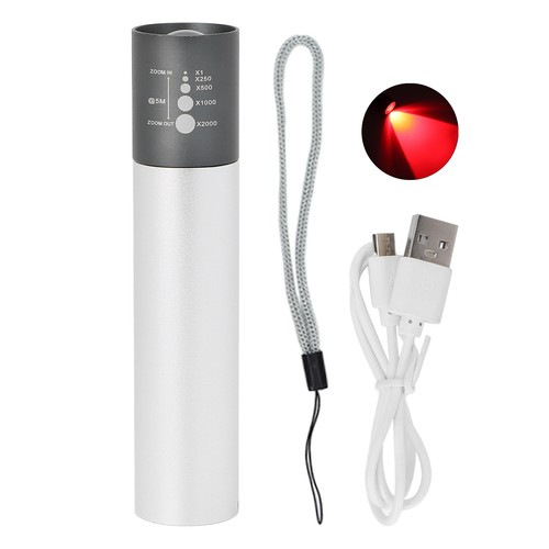 Torcia lampada rossa portatile per aree piccole e concentrate TKUV - Foto 21 di 23