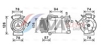 AVA Clever Choice Kompressor Klimaanlage ** Clever FIT ** FDAK587 12V FüR Ford 2
