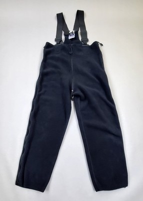 DSCP Polartec Cold Weather Fleece Overalls Sz M Black USA Goodwill Industrys