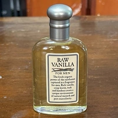 RAW VANILLA FOR MEN BY COTY 50ML VINTAGE COLOGNE SPRAY BNWOB