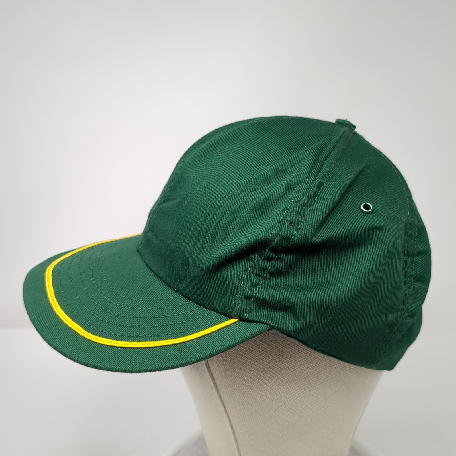 Snapback Hat Solid Green One Size Adjustable Outd… - image 3