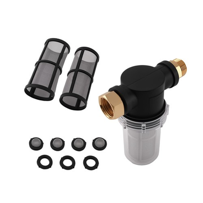 #ad 3 4 Inch Brass Inline Filter for Pressure Washer Garden Hose Water Screen $19.36