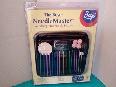 NEW The Boye Needle Master Knitting Needle Crochet Interchangeable Set #7312