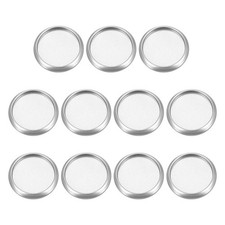 11 Pcs 24mm 8/9" Silver Round Book Binding Discs