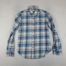Saint Laurent Paris Shirt Mens Small Blue Tea...