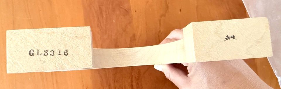 3/4 Size Bass Bridge Panpi Aubert Conn Selmer GL3316 - Image 3 of 3