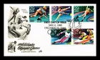 US COVER WINTER OLYMPIC GAMES ALBERTVILLE FRANCE FDC COMBO ARTCRAFT