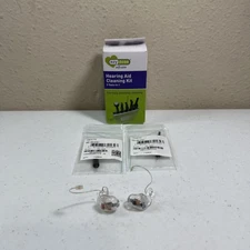 Pair Phonak CShell Hearing Aid Right/Left 402910P/403542P W/ Accessories